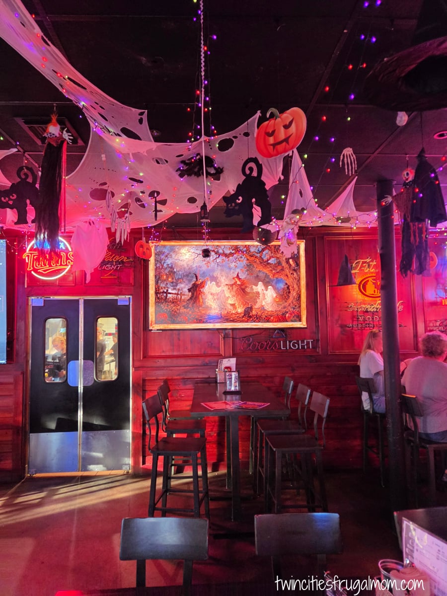 Cornerstone Halloween ceiling