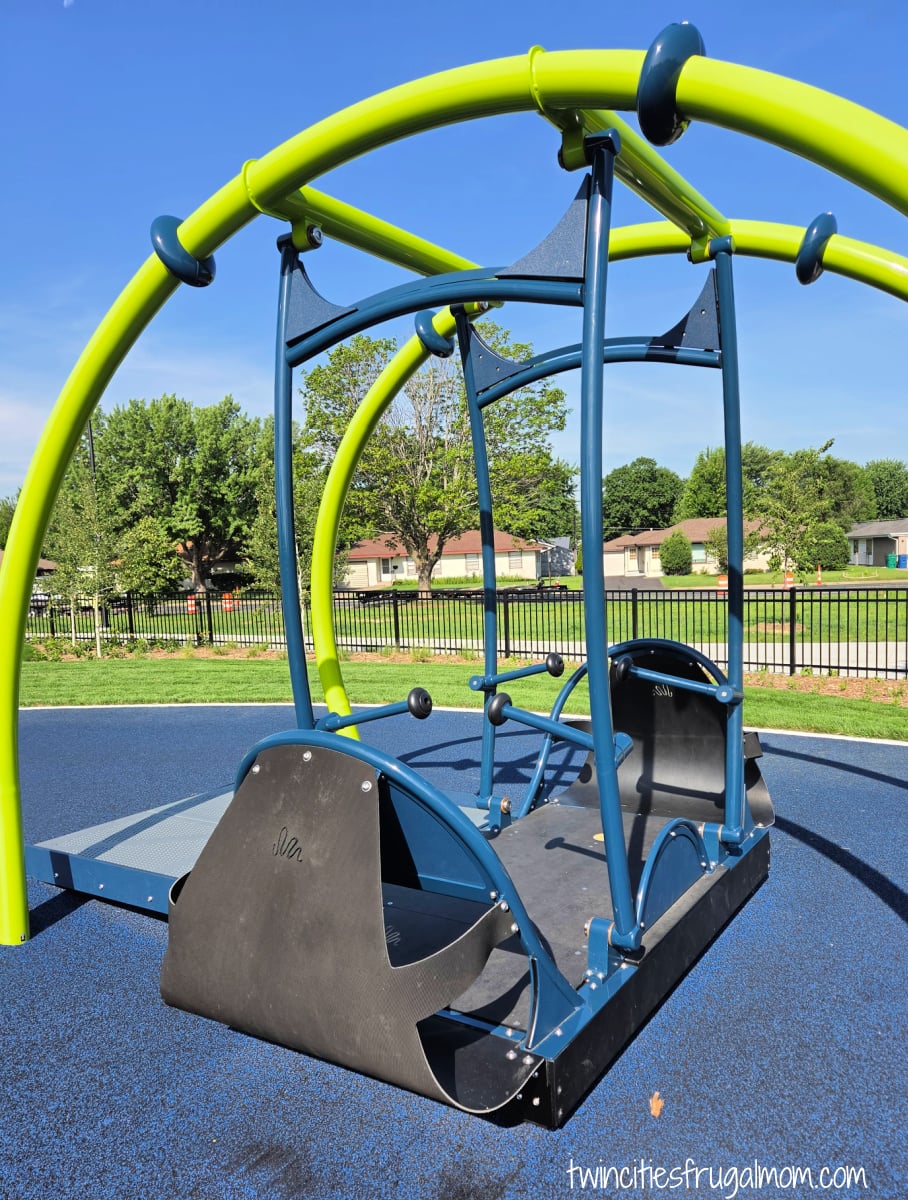Fridley Commons wheelchair swing